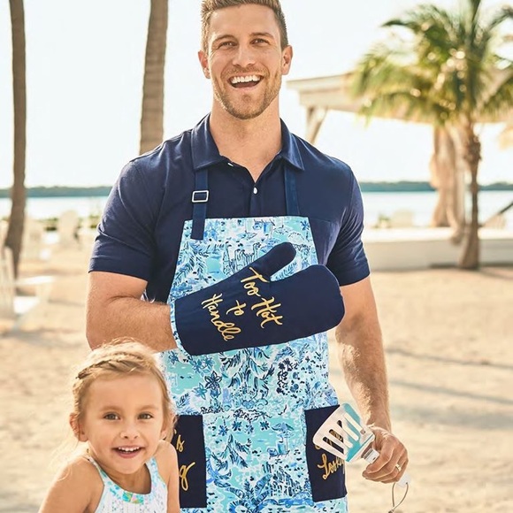 🌸SOLD🌸 Unisex Apron & Grilling Set NEW - Picture 4 of 7